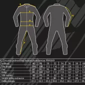 Jednodílná kombinéza XRC Circuito HLT men Tech10 black/white