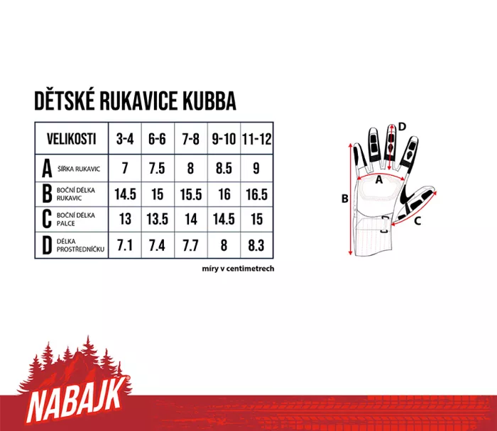 Dětské rukavice Nabajk Kubba gloves khaki