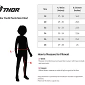 Thor 2903 - 2625 Youth Launchmode Bleach kalhoty white/aqua vel.26