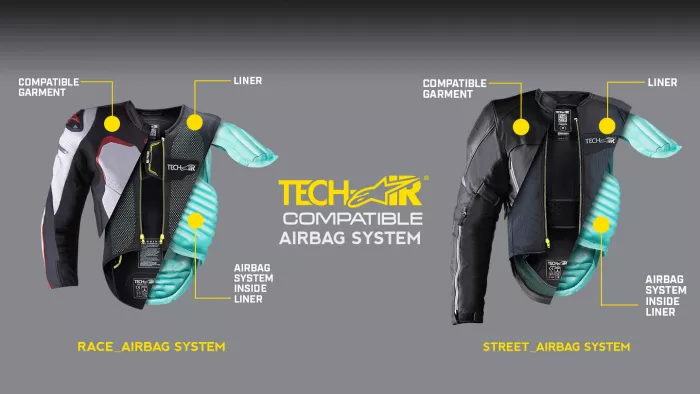 Alpinestars Tech-Air® STREET airbagová vesta + certifikovaný servis airbagů