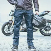 Moto džíny Trilobite Tactical men dark blue jeans