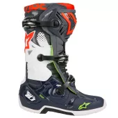 Motokrosové boty Alpinestars Tech 10 gray/blue/red 2021