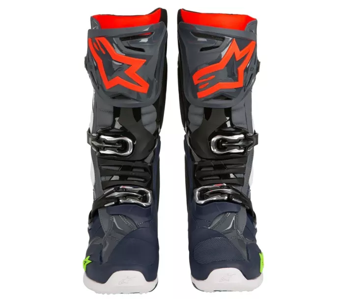 Motokrosové boty Alpinestars Tech 10 gray/blue/red 2021