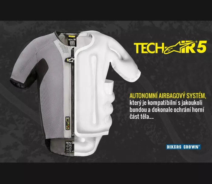 Alpinestars Tech-Air® 5 airbagová vesta + certifikovaný servis airbagů