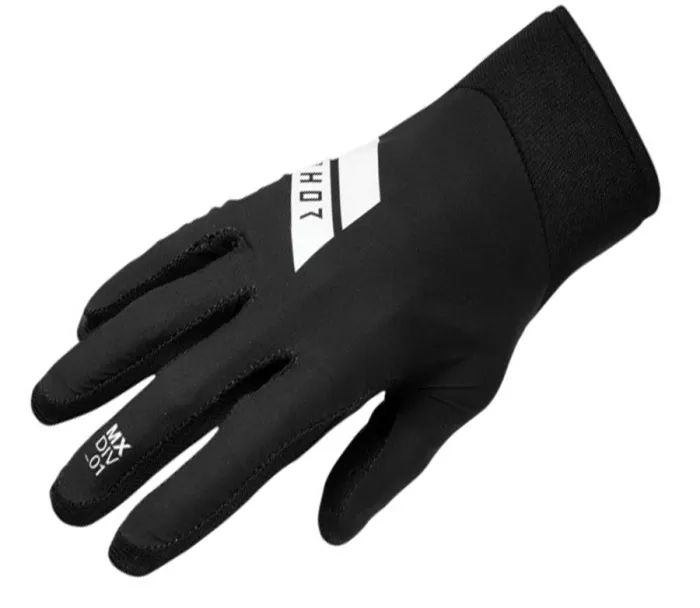 Motokrosové rukavice Thor Agile Hero rukavice black/white