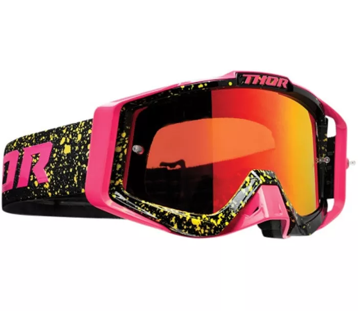 Motokrosové brýle Thor Sniper Pro Splatta flo pink/black