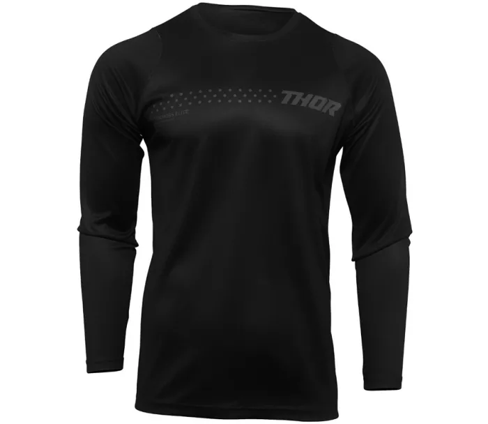 Dětský motokrosový dres Thor Youth Sector Minimal dres black vel. 2XS