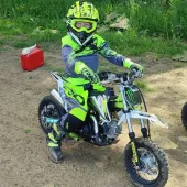 Dětské motokrosové boty XRC MX Move junior black
