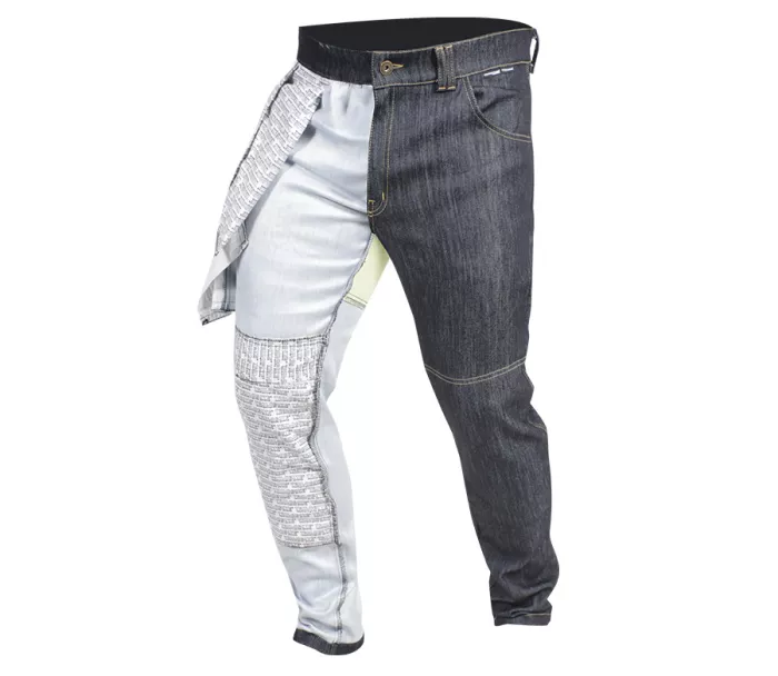 Trilobite Ton-up 2.0 doublelayer AAA men dark blue slim fit jeans