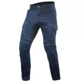 Kevlarové džíny na moto Trilobite Acid Scrambler dark blue