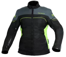Dámská bunda na moto Trilobite All Ride Tech-Air black/grey/yellow vel. XL