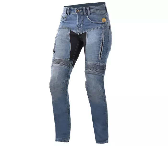 Dámské kevlarové džíny na moto Trilobite Parado slim fit blue level 2