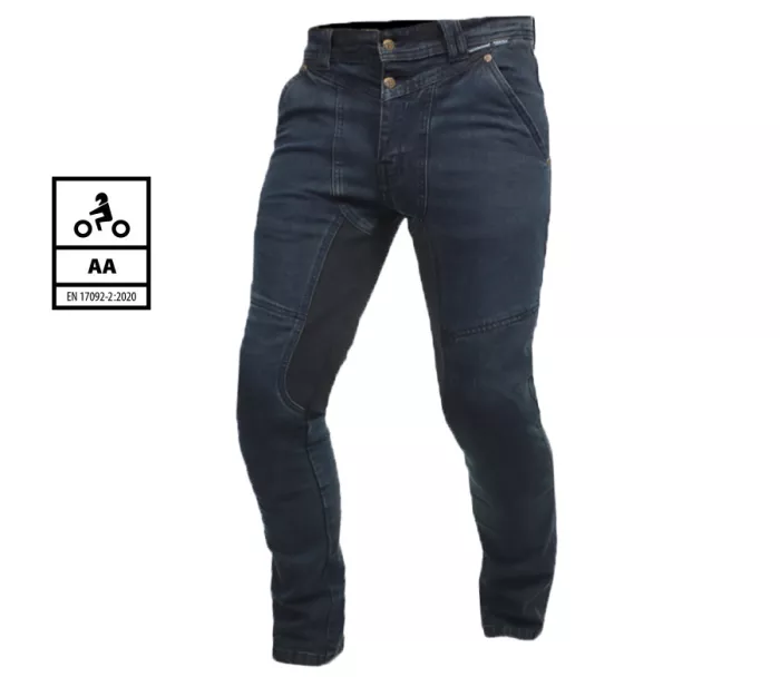 Pánské moto džíny Trilobite Truggy slim fit dark blue (Prodloužené)