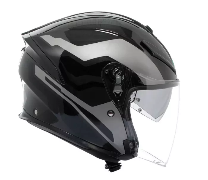 Helma na moto AGV K5 JET EVO ECE 22.06 TUNE GREY/BLACK