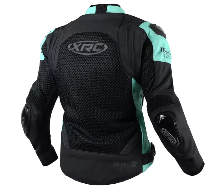 XRC TOURER AIR HLT Tech Air ready ladies jacket black/turquoise vel. 40