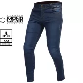 Pánské džíny na moto Trilobite 2462 Uptown skinny fit monolayer AAA blue
