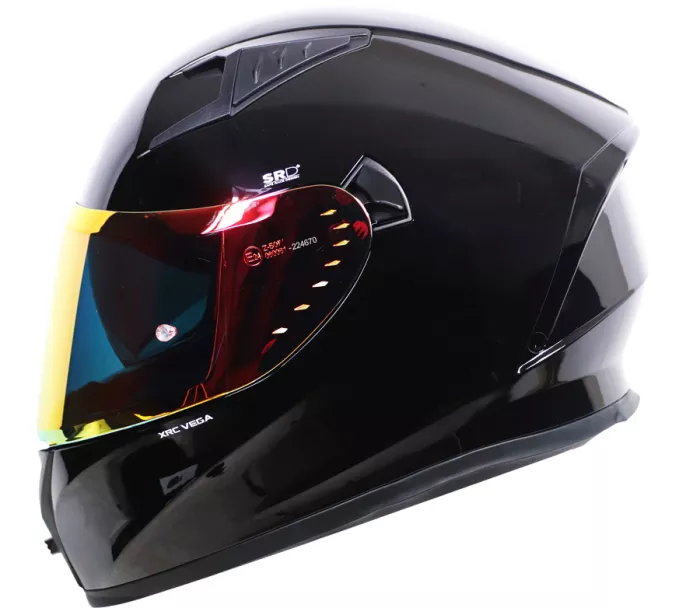 Helma na moto XRC VEGA glossy black