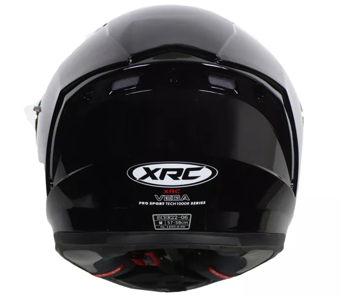 Helma na moto XRC VEGA glossy black