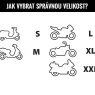 Plachta na motocykl XRC Outdoor black/silver vel. XXL
