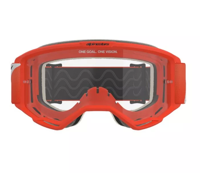 Motokrosové brýle Alpinestars Vision 5 Corp orange/clear