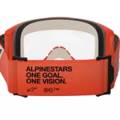 Motokrosové brýle Alpinestars Vision 5 Corp orange/clear