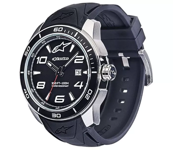 Alpinestars Tech watch 3H black/steel hodinky