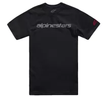 Pánské tričko Alpinestars Linear Wordmark 2.0 CSF black/grey/red