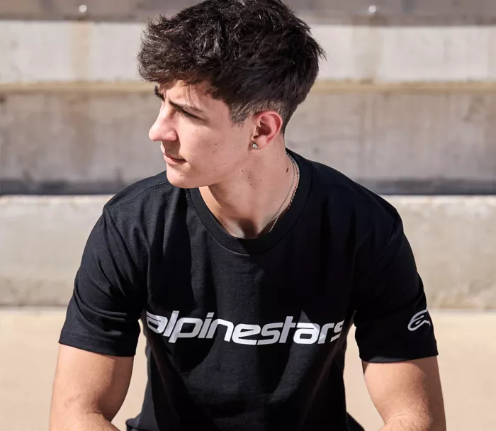Alpinestars Linear Wordmark 2.0 CSF black/white vel. M