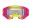 Brýle na motokros Alpinestars Vision 5 Wordmark pink/fluo yellow/clear