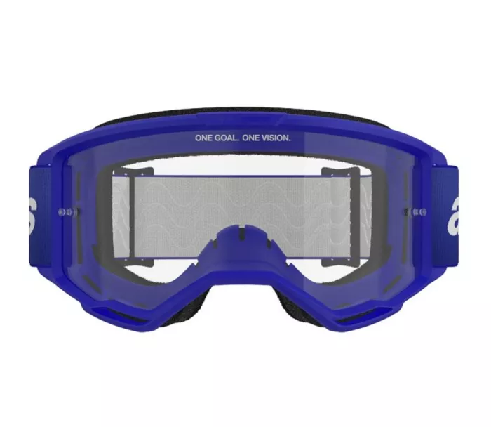 Motokrosové brýle Alpinestars Vision 3 Wordmark blue/clear