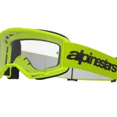 Motokrosové brýle Alpinestars Vision 3 Wordmark yellow fluo/clear