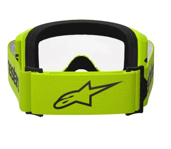 Motokrosové brýle Alpinestars Vision 3 Wordmark yellow fluo/clear