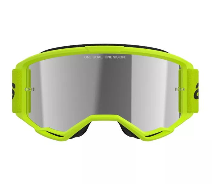 Brýle Alpinestars Vision 3 Wordmark yellow fluo/mirror silver