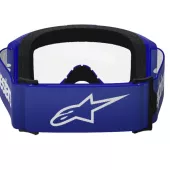 Motokrosové brýle Alpinestars Vision 3 Wordmark blue/clear