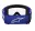 Motokrosové brýle Alpinestars Vision 3 Wordmark blue/clear