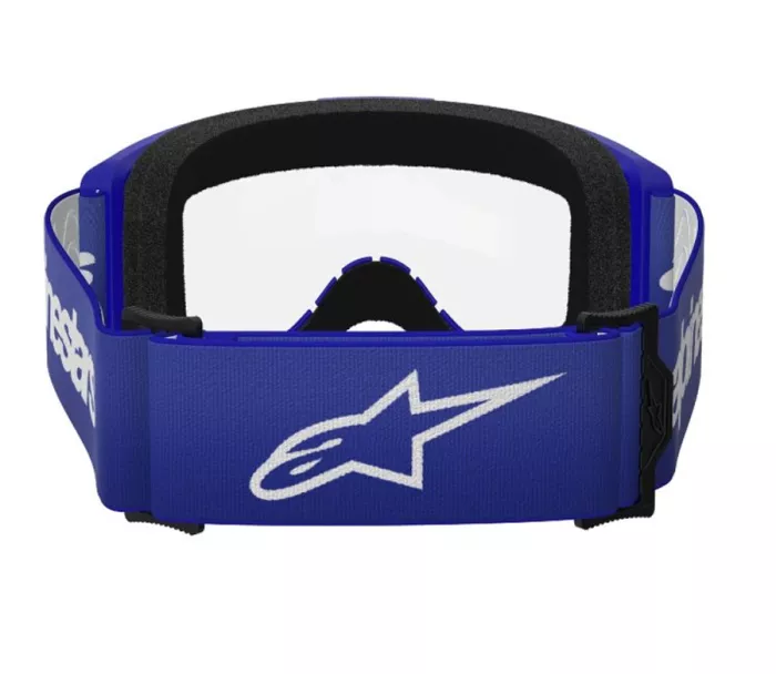 Motokrosové brýle Alpinestars Vision 3 Wordmark blue/clear
