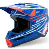 Dětská helma Alpinestars SM3 Wurx blue/red/white/black glossy