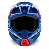Dětská helma Alpinestars SM3 Wurx blue/red/white/black glossy