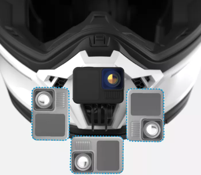 Helma na moto NEXX X.RALLY Yuma grey/blue