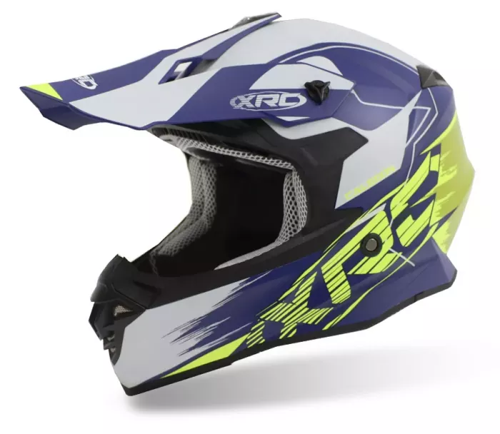 Helma na motokros XRC MX Caledon matt blue/white/yellow