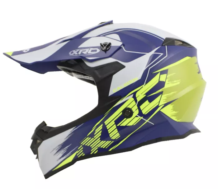 Helma na motokros XRC MX Caledon matt blue/white/yellow