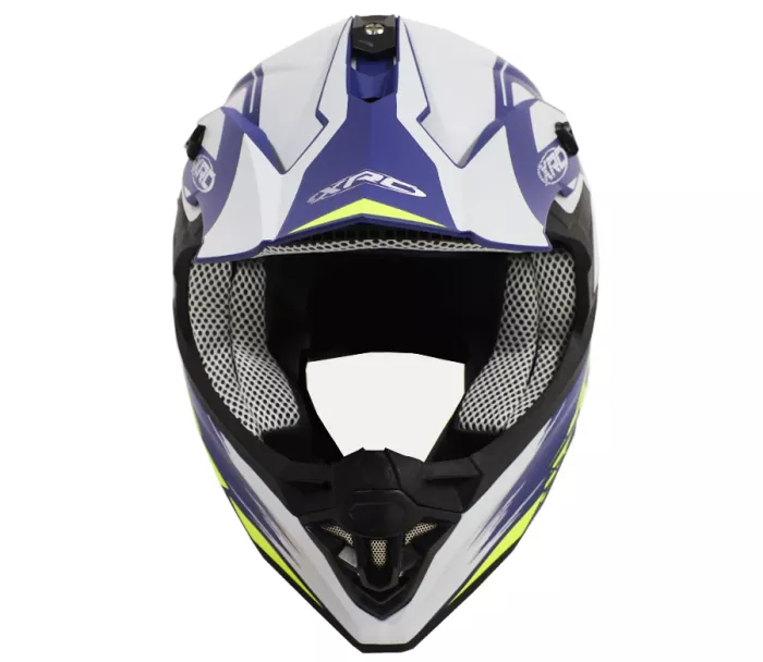 Helma na motokros XRC MX Caledon matt blue/white/yellow