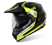 Helma na moto XRC Dual Alpiner 2.0 ECE06 black/fluo yellow vel. 2XL