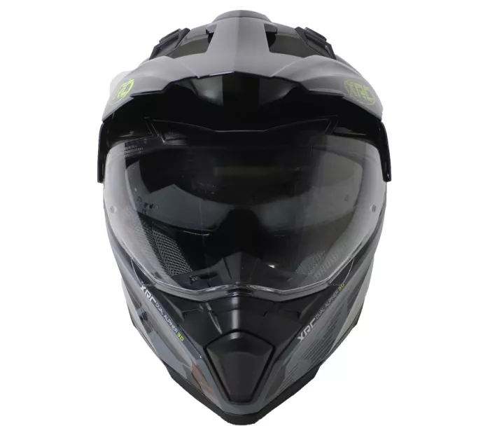 Helma na moto XRC Dual Alpiner 3.0 dark grey/black/fluo