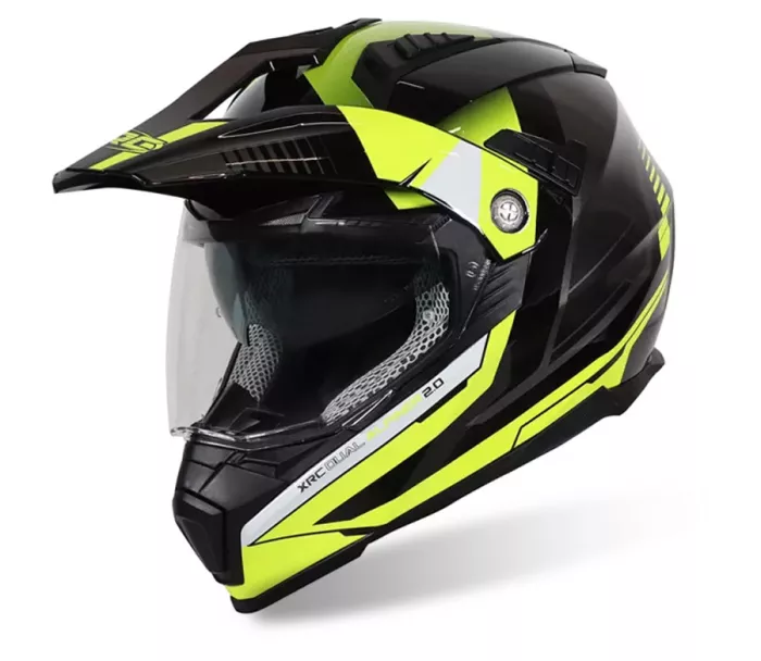 Helma na moto XRC Dual Alpiner 2.0 black/fluo