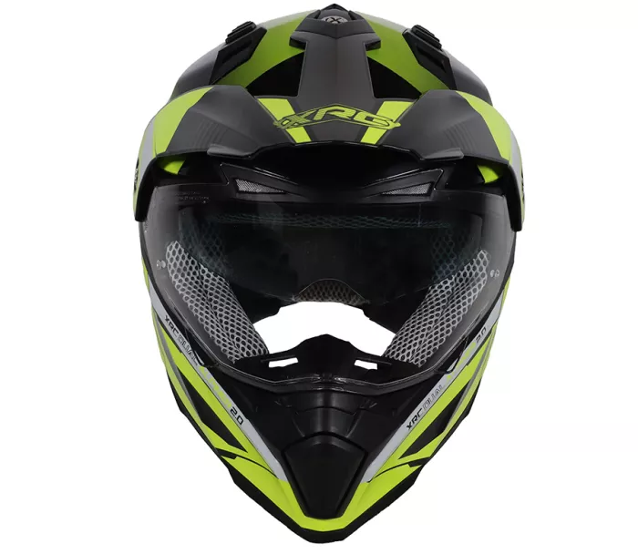 Helma na moto XRC Dual Alpiner 2.0 black/fluo