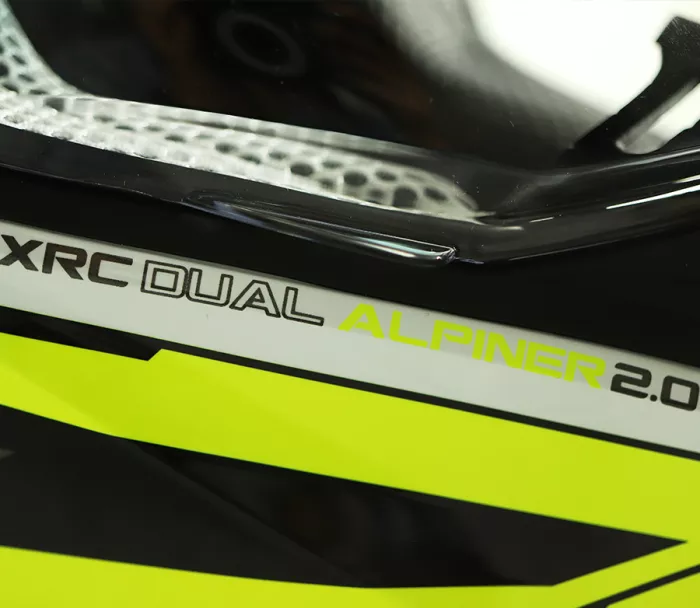 Helma na moto XRC Dual Alpiner 2.0 black/fluo