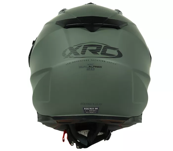 Helma na moto XRC Dual Alpiner 2.0 ECE06 matt khaki