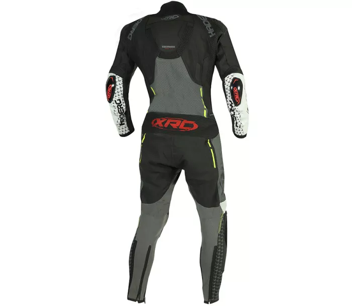 Jednodílná kombinéza XRC Haderg 2.0 blk/grey/white/red/yellow fluo