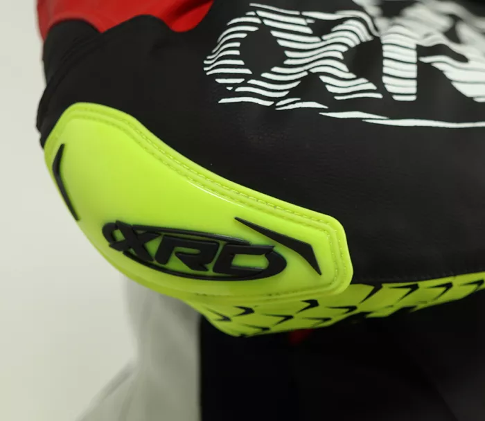 Jednodílná kombinéza XRC Haderg blk/yellow fluo/red - Tech-Air compatible